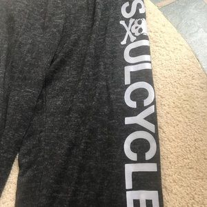 Soul cycle dark grey small sweatpants/joggers